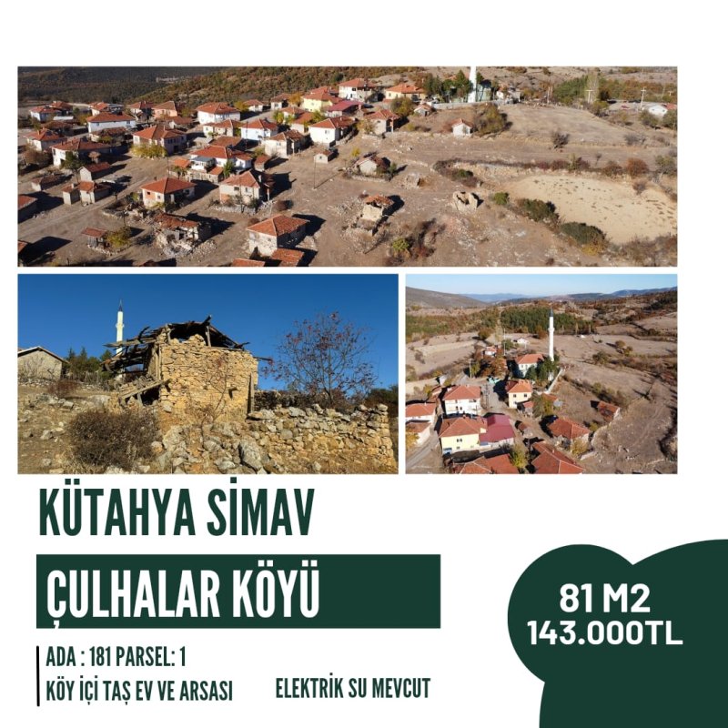 KÜTAHYA SİMAV ÇULHALAR 181/1