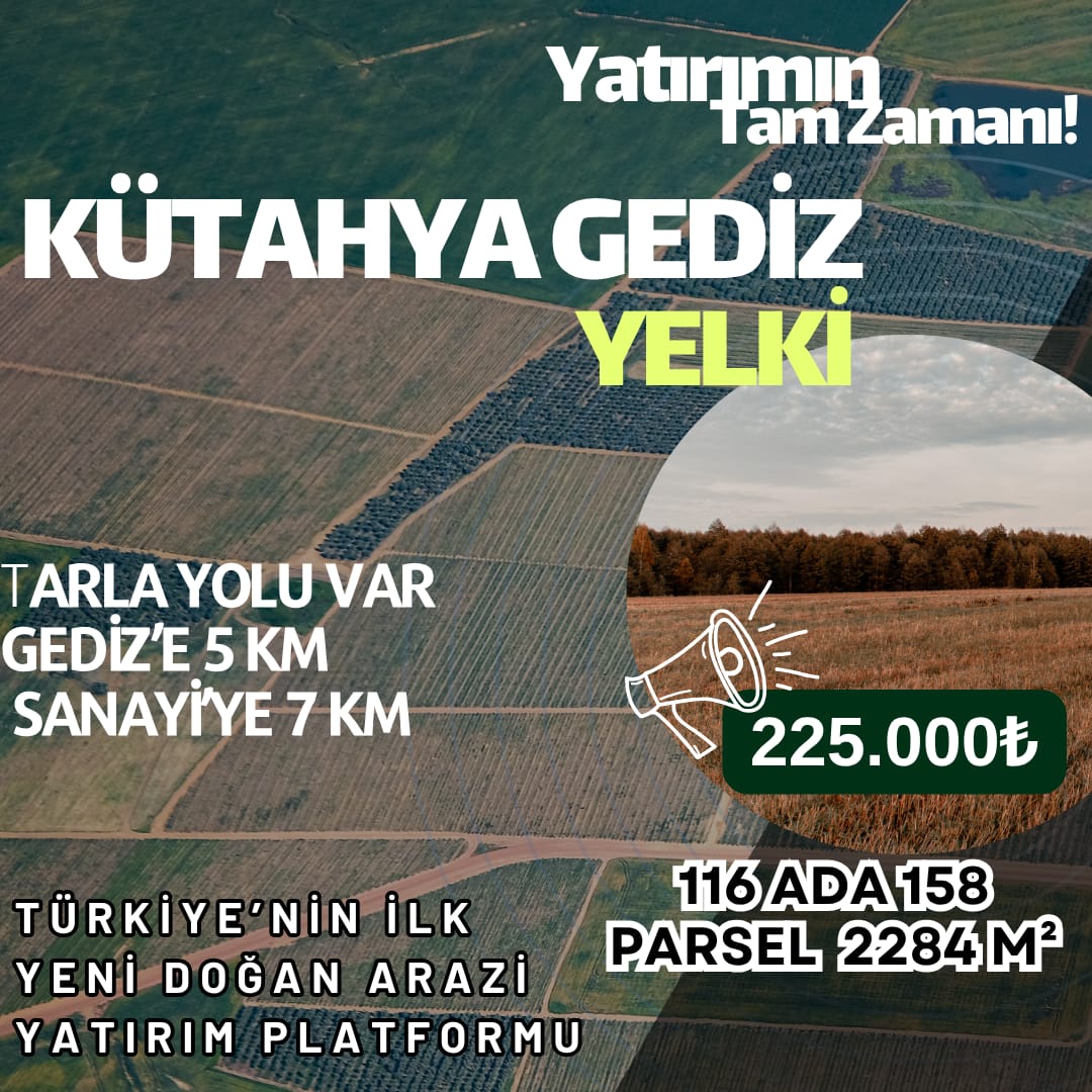 KÜTAHYA GEDİZ TEK TAPU